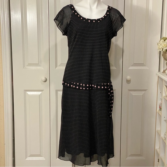 Pink Polka Dot Dress - Picture 1 of 7